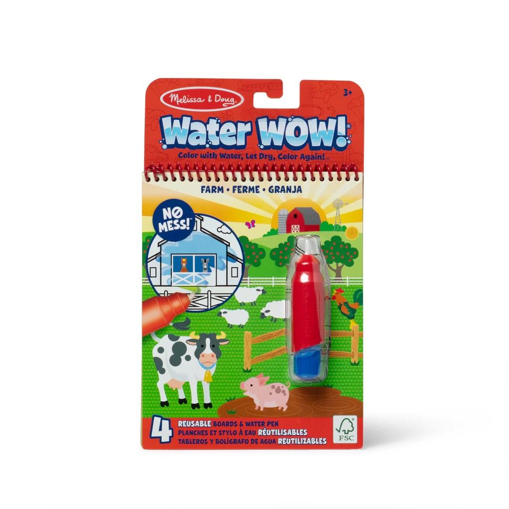 MELISSA AND DOUG WATER WOW CARTE DE COLORAT FERMA - Imagine 1
