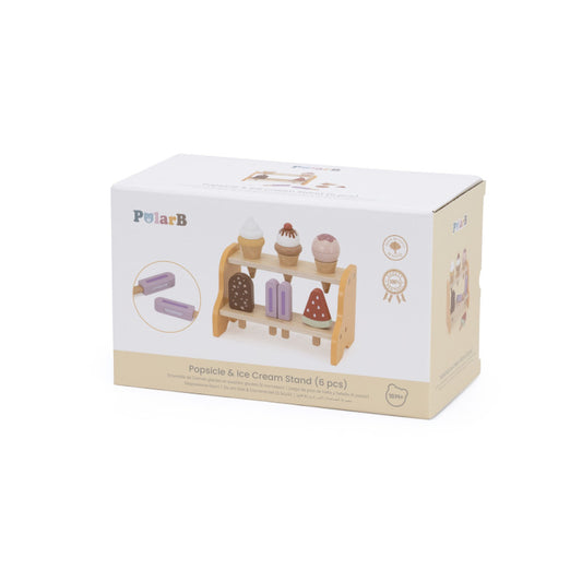 Stand inghetata pe bat din lemn (6 piese), PolarB Viga - Imagine 1 [ps:7714a28f-1eaf-48a8-94a9-8cefe137f8a9]
