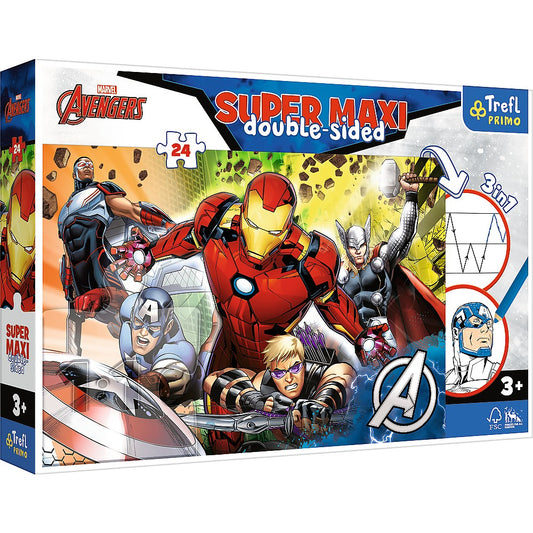 PUZZLE TREFL PRIMO  24 SUPER MAXI DISNEY  MARVEL - Imagine 1 [ps:525a85c4-cd5c-465d-b4b5-501c1ab50030]