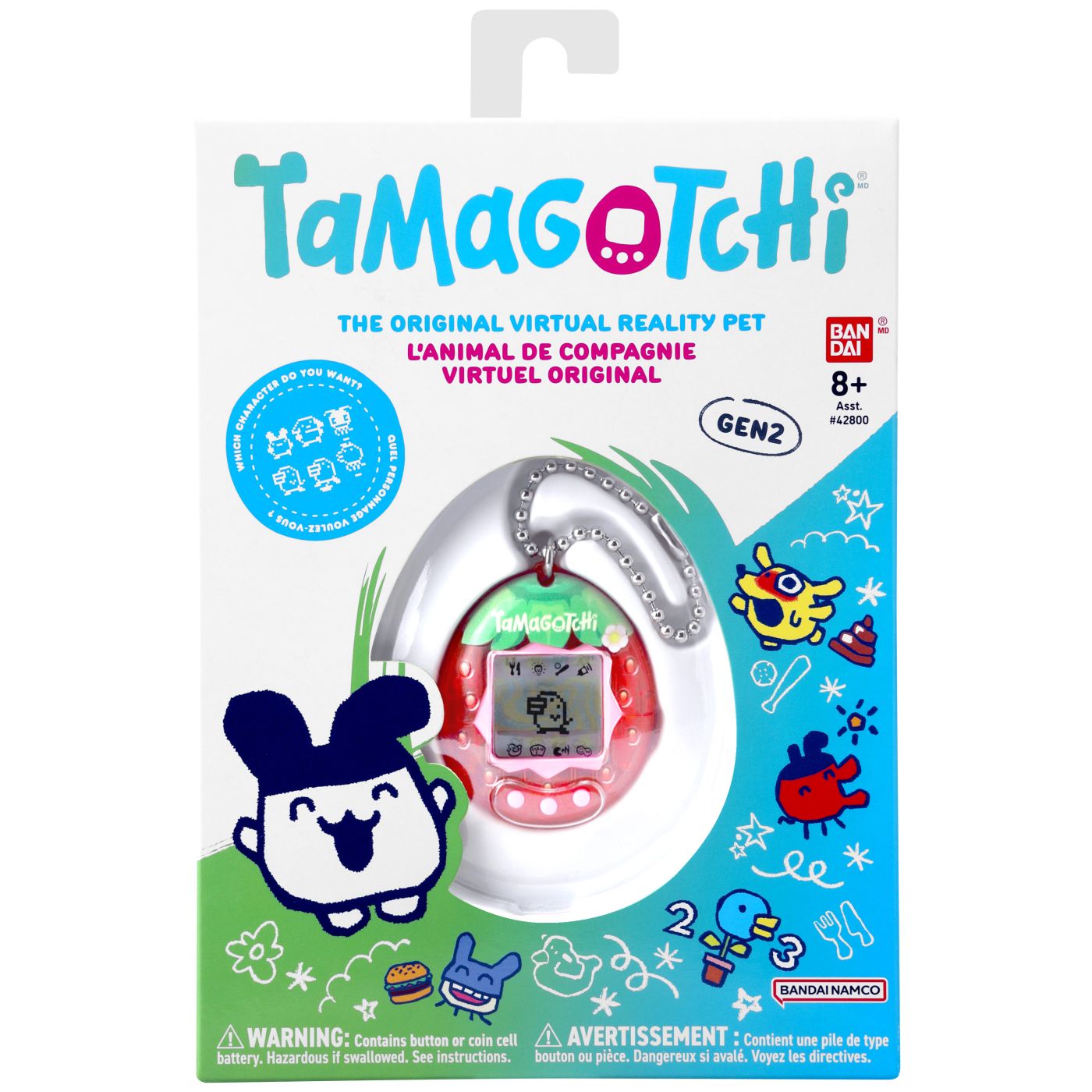 BANDAI JOC TAMAGOTCHI ORIGINAL FRESH STRAWBERRY - Imagine 1