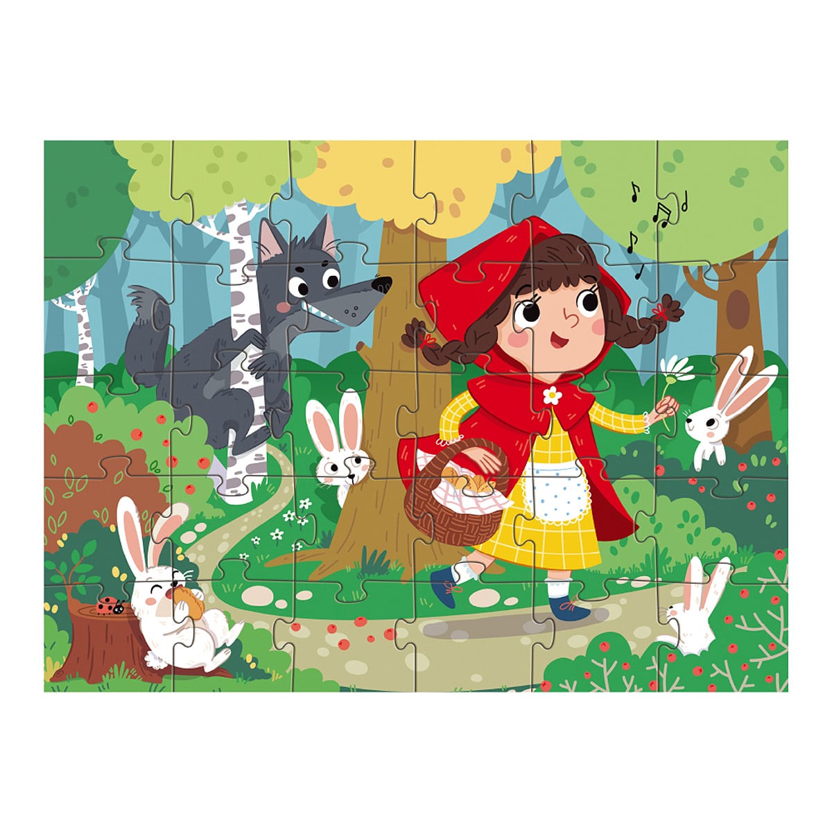 Puzzle Scufița Roșie, 30 piese - Dodo Toys - Default Title (1) [ps:25236949-4a5a-4112-a106-b9f1878b3932]