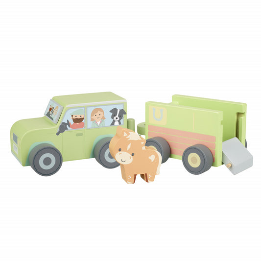 Camion din lemn pentru transport animale de ferma, - Imagine 1 [ps:e5085d4e-d341-46d0-8a51-8583895e29c6]