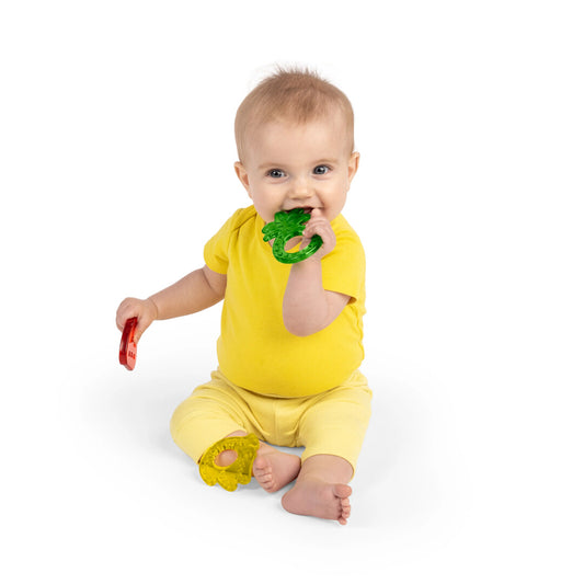 Set 3 Jucării Dentiție Bright Starts Juicy Chews - Fructe - Pepene, Ananas, Banana (1) [ps:da9881e2-e599-4614-a239-9d4961a72d1f]