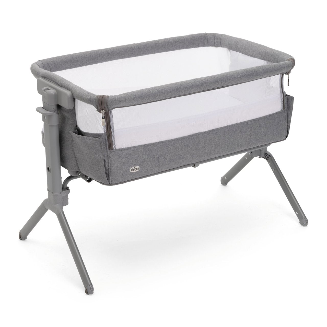 Patut pentru copii co-sleeping Chicco Next2Me Armonia, - Steel (Gri deschis) (1) [ps:c3635e1a-cab2-4173-a63f-bc32c9ff8b67]