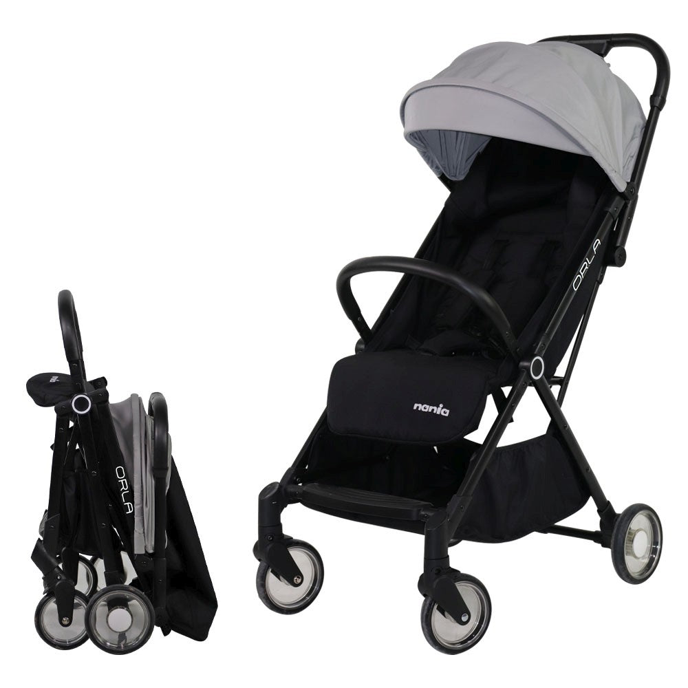 CARUCIOR SPORT NANIA, ORLA, GREY/BLACK TEAM TEX - Imagine 1 [ps:ec140a31-4ea6-4ed9-aa73-812d3357d7d7]