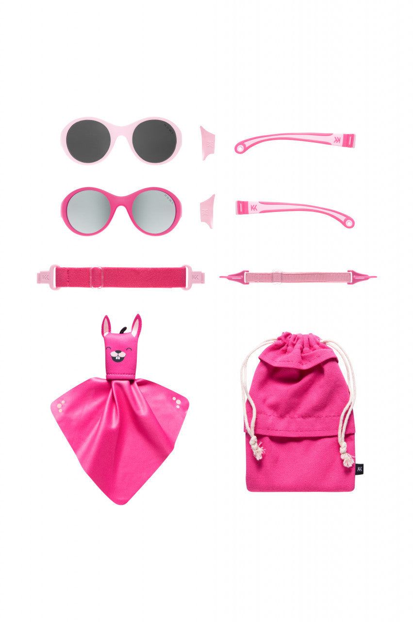 Ochelari de soare pentru copii MOKKI Click & Change, - Roz [ps:238bf2b1-5ee4-4c1a-941a-7ef50061fbb7]