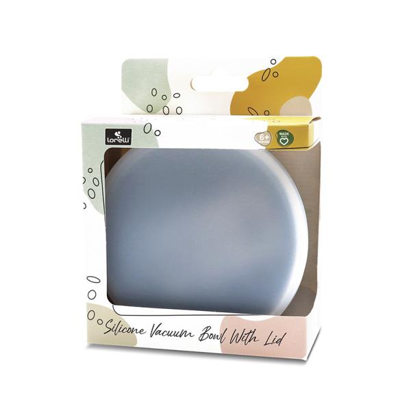 Bol Hranire Silicon cu Ventuză și Capac Lorelli, Fresh Green - Grey (1) [ps:1616e177-94e6-4512-8e4e-93a6c61db62f]