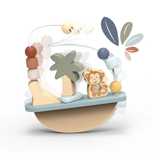 Labirint cu bile din lemn, Speedy Monkey - Imagine 1 [ps:898317b2-e6c3-4b3b-965b-10243a364536]