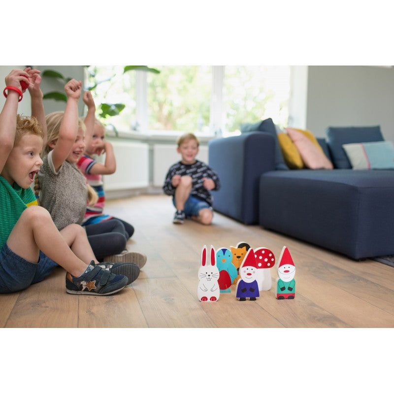 Joc Prietenii de bowling din padure, BS Toys - Imagine 1 [ps:2963f070-ae8b-4f5b-9448-356e245196c1]