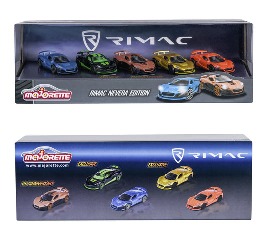 MAJORETTE SET 5 MASINUTE RIMAC NEVERA EDITION GIFTPACK Simba - Imagine 1 [ps:0991c7c8-5248-4a14-bcdd-dc70f14bb700]