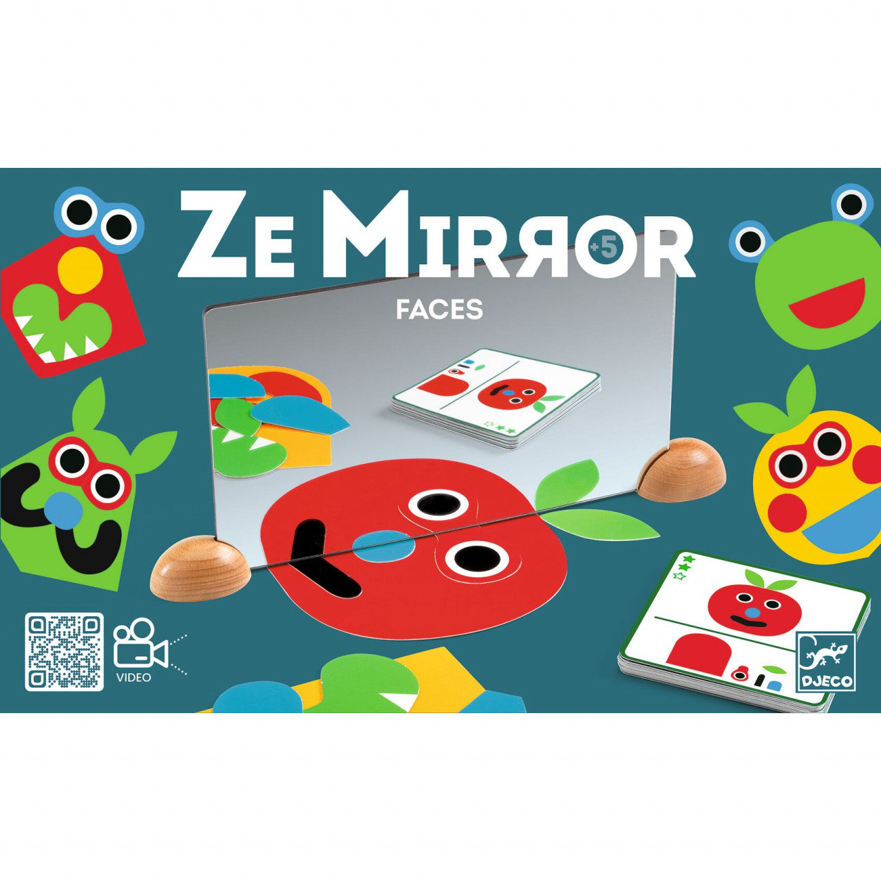 Joc creativ cu oglinzi Ze mirror Faces, Djeco [ps:90c2431d-4fe2-4a94-8262-5297c59b336e]