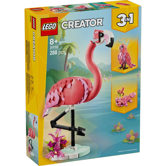 LEGO CREATOR ANIMALE SALBATICE FLAMINGO ROZ 31170 - Imagine 1 [ps:ccfcab16-6271-461a-a6d2-3ebc97fdde92]