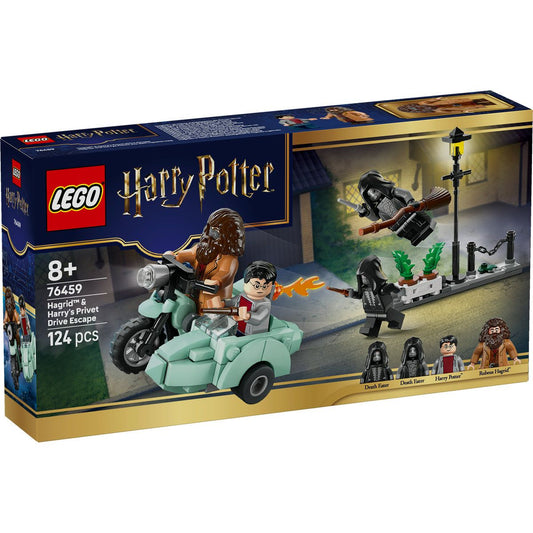 LEGO HARRY POTTER HAGRID SI HARRY IN FUGA DE PE ALEEA - Imagine 1