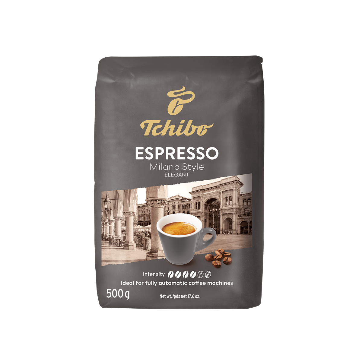 TCHIBO Espresso Milano Style, cafea prajita boabe, 500 g - Imagine 1 [ps:3e21ac05-5aed-4375-af55-f0fec20c95db]