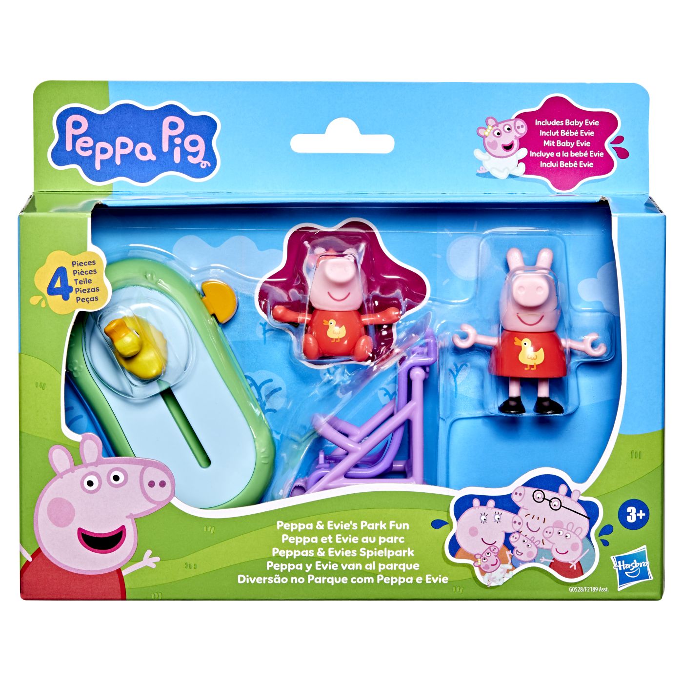 PEPPA PIG SET PEPPA SI EVI IN PARCUL DE DISTRACTII Hasbro - Imagine 1 [ps:9a99a897-1bd8-4243-b35e-abf40ec07ddd]