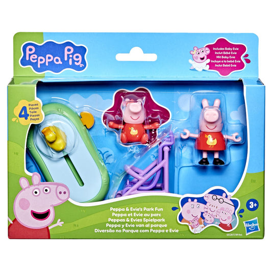 PEPPA PIG SET PEPPA SI EVI IN PARCUL DE DISTRACTII Hasbro - Imagine 1 [ps:9a99a897-1bd8-4243-b35e-abf40ec07ddd]