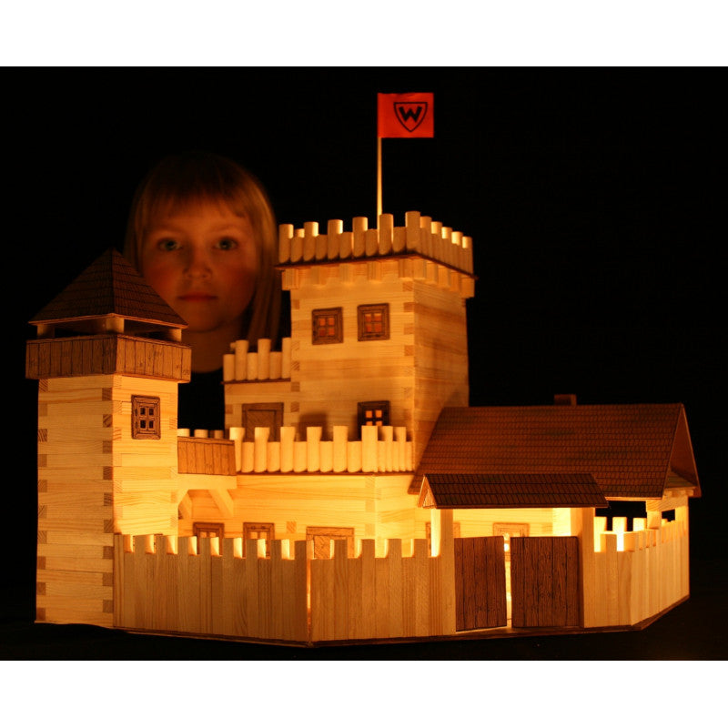 Set constructie arhitectura Castel, 607 piese din lemn, - Imagine 1 [ps:faf7ac08-ad43-43b3-a9a1-076d05f3e9b0]