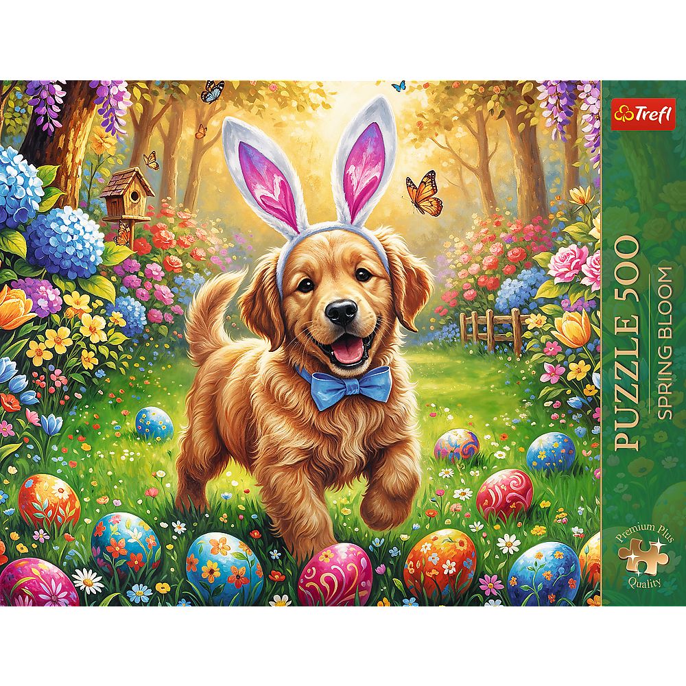 PUZZLE TREFL 500 PREMIUM PLUS SPRING BLOOM CAINE DE PASTE - Default Title (1) [ps:f8e9dd41-ce70-4270-97ab-04e24c83d6de]