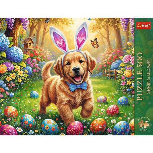 PUZZLE TREFL 500 PREMIUM PLUS SPRING BLOOM CAINE DE PASTE - Default Title (1) [ps:f8e9dd41-ce70-4270-97ab-04e24c83d6de]