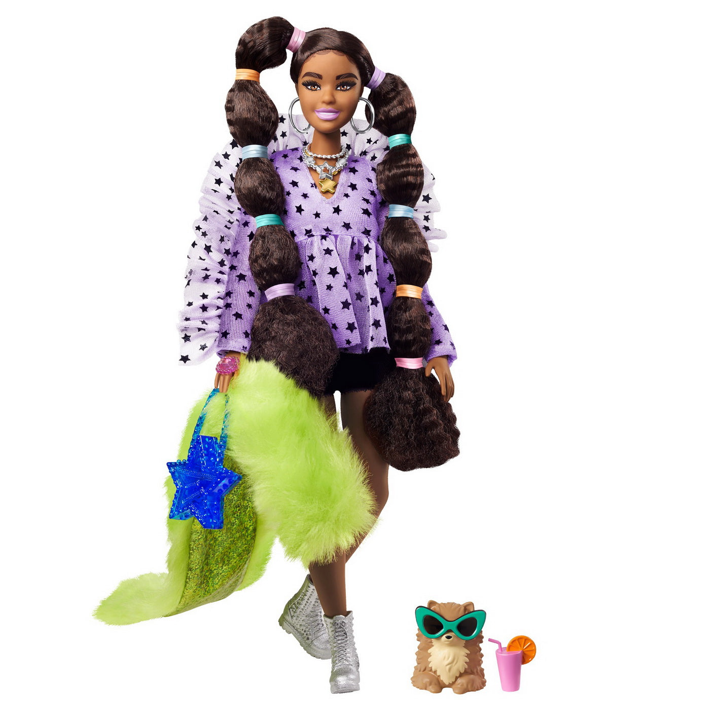 PAPUSA BARBIE EXTRA STYLE FLUFFY PINKY Mattel - Coafura Moderna (1) [ps:7183f5ec-6c5f-4aba-822f-c672c01d9ffc]