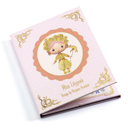 Set cu abtibilduri repozitionabile Miss Lilypink, Djeco - Imagine 1 [ps:6c1f3535-b790-44df-bc15-1df9fa96ba42]