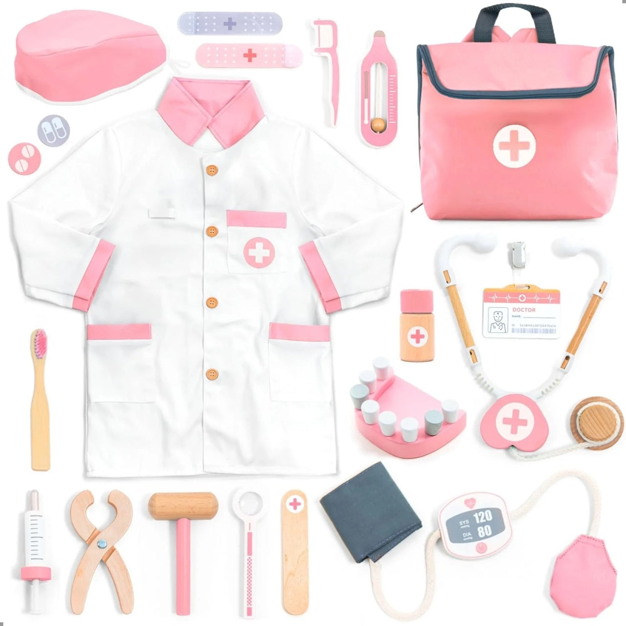 Joc de rol Trusa completa de doctor, roz, UMU Toys - Imagine 1 [ps:d6d04a7d-ee06-49cd-a3d6-d936f41f4cdb]