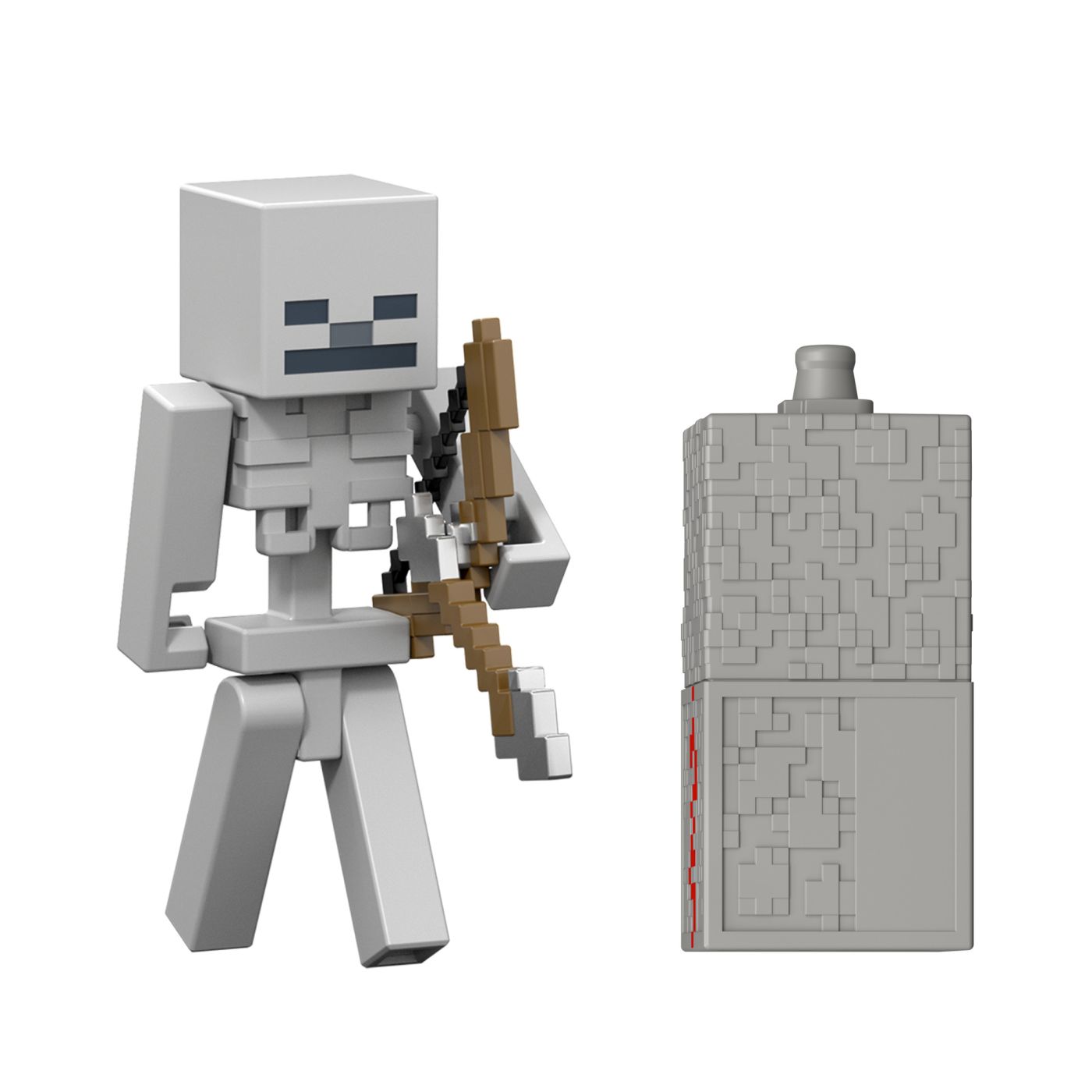MINECRAFT CRAFT A BLOCK FIGURINA SKELETON 8CM Mattel - Default Title (1) [ps:46267712-a081-4a94-98ad-6d87e25c8581]
