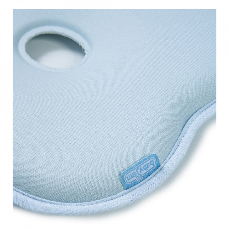 Pernuta pentru formarea capului BabyJem (Culoare: Ecru) - Bleu [ps:ae7e29c9-5c67-4c5a-b9a3-96734b9597dc]