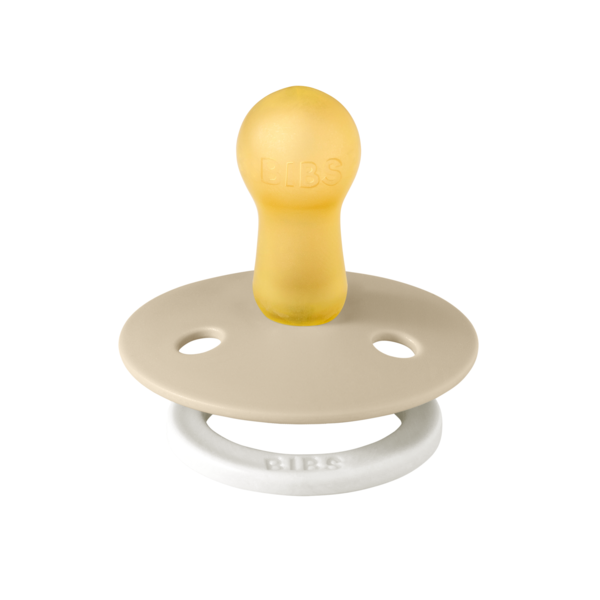 Suziță BIBS Colour GLOW Latex, Rotundă, 0 luni - Vanilla - Vanilie (1) [ps:3f303081-0522-4b0f-a4a4-a64f6d5640e5]