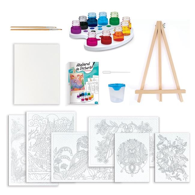 Atelier de Pictură Acuarele cu Șevalet Jumbo - Set Creativ - Default Title (1) [ps:5c60fb99-1c0f-4d8c-8c0f-524c1032d362]