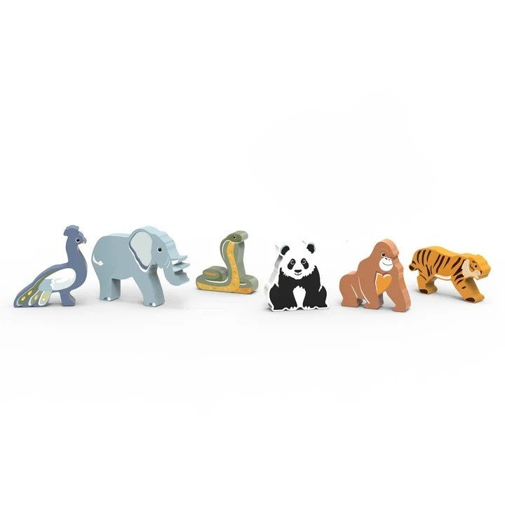 Set Animale din Asia Speedy Monkey - Figurine din Lemn - Default Title (1) [ps:533a2c9f-c63e-476b-8b7b-1752a80d93e8]