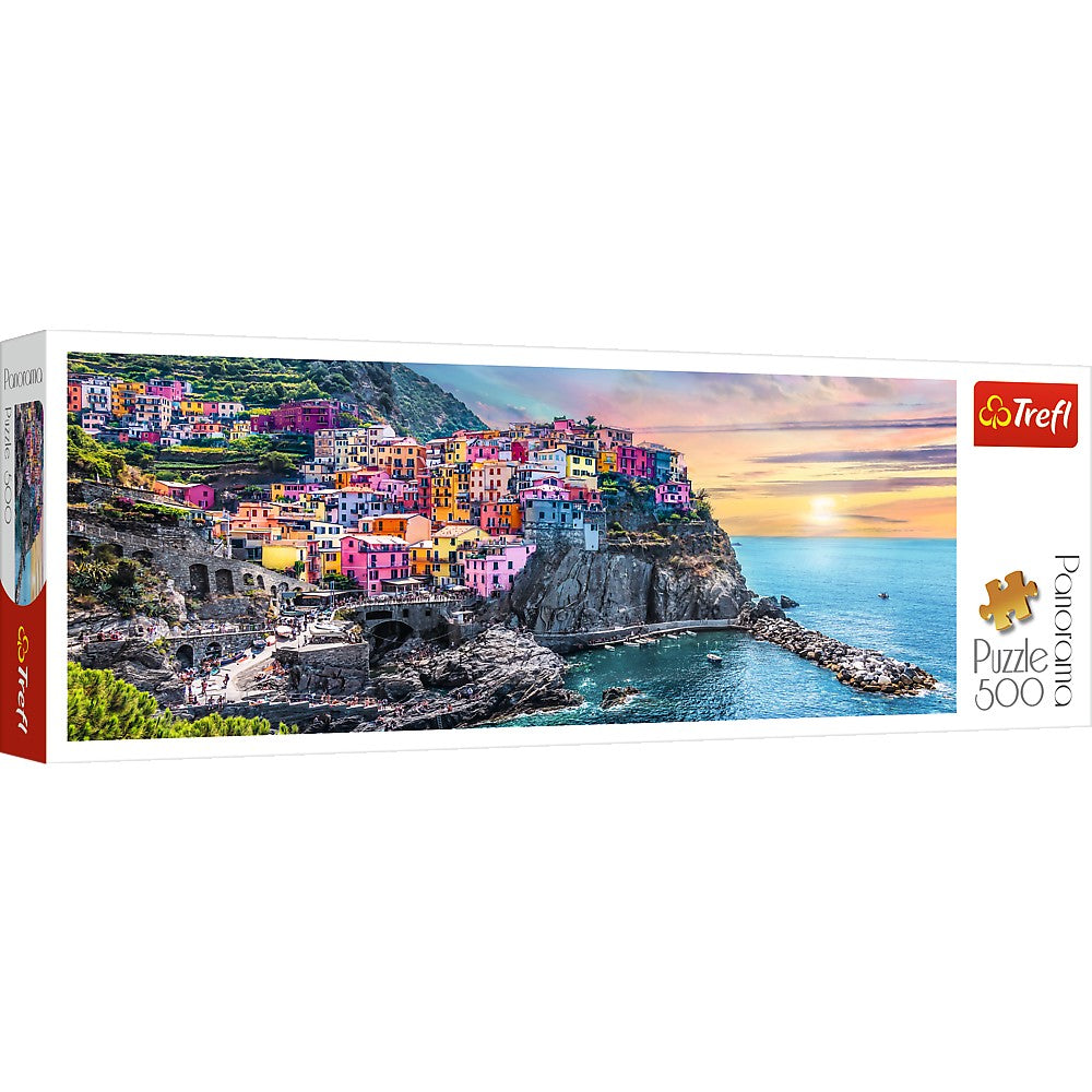 PUZZLE TREFL 500 PANORAMA ORASUL VERNAZZA - Imagine 1 [ps:87344e4c-30b0-4bc8-aa98-e45a236da1fd]