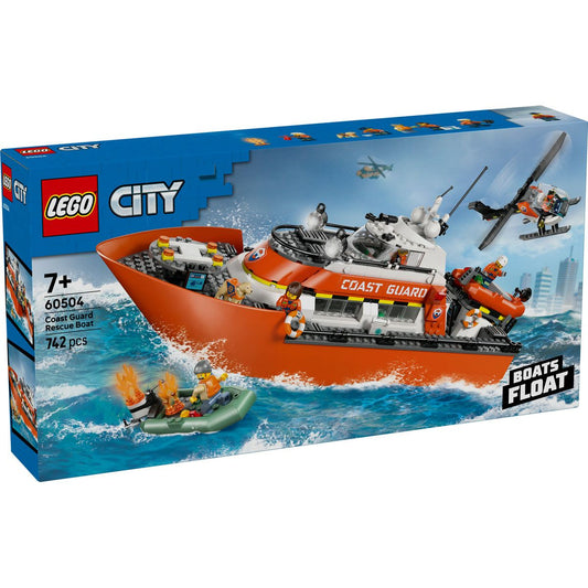 LEGO CITY BARCA DE SALVARE SI ELICOPTER ALE PAZEI DE - Imagine 1