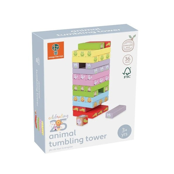 Turn Instabil cu animale, Orange Tree Toys - Imagine 1 [ps:e021870e-24be-41bd-bf09-5e7a41d7119b]