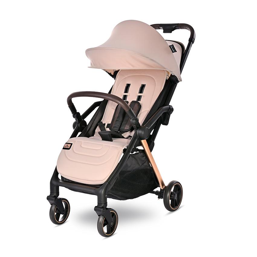 Cărucior Nou-Născut Lorelli Loret Autofold, Grey - Beige (1) [ps:dfcd198e-1091-4b25-be19-7d5de8ac1443]