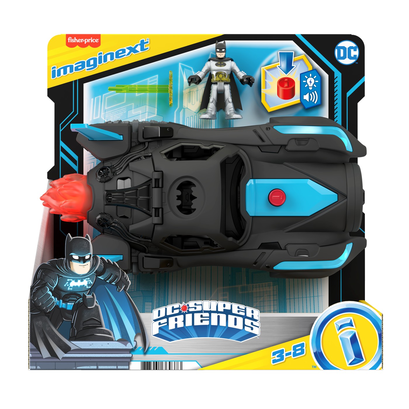 FISHER PRICE IMAGINEXT DC SUPER FRIENDS VEHICUL BATMOBIL - Imagine 1 [ps:f9e3ffb5-ad5a-47df-8ef5-900e85cdbaba]