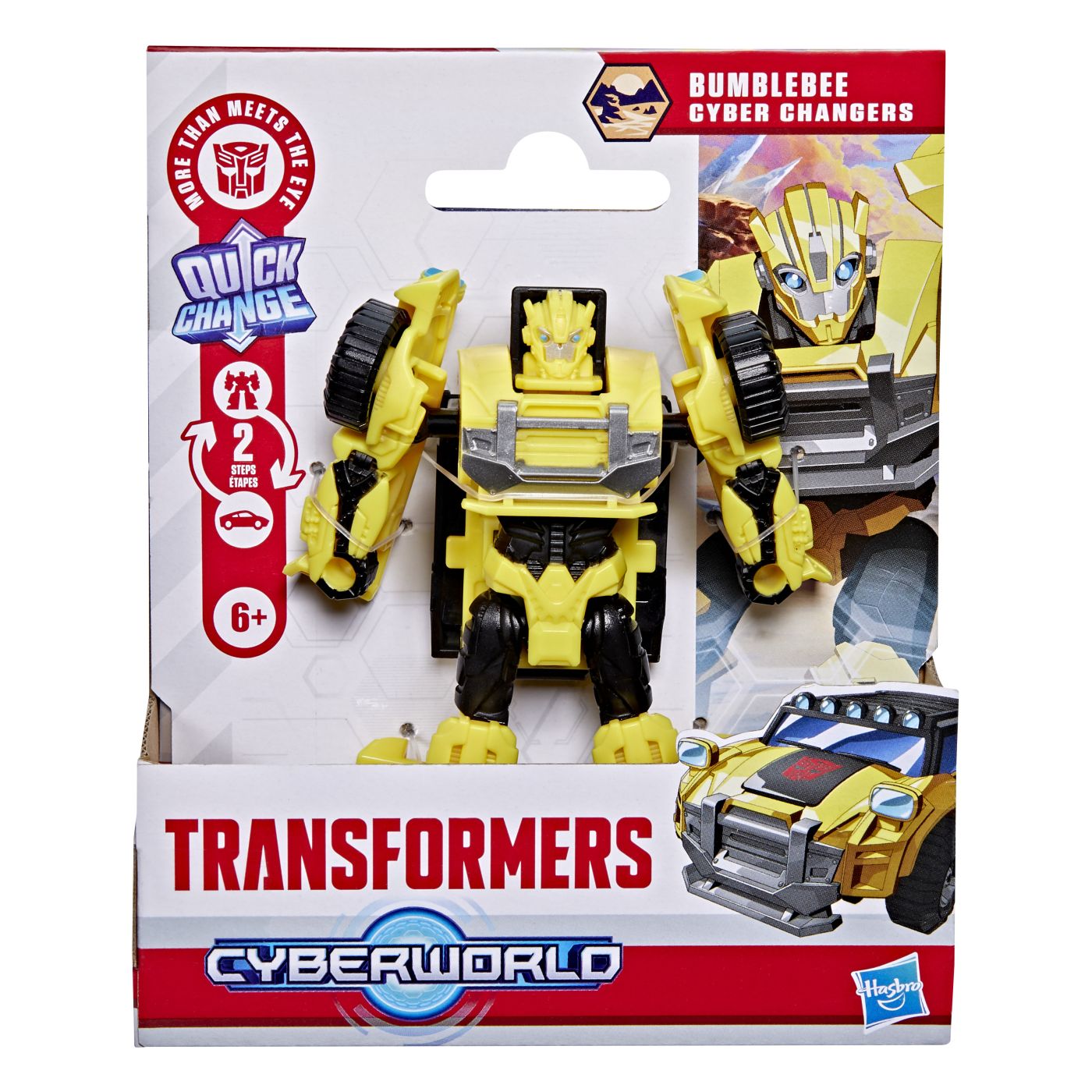 TRANSFORMERS CYBERWORLD ROBOT BUMBLEBEE CONVERTIBIL 10CM - Imagine 1