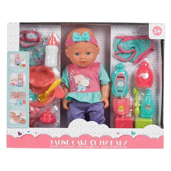 Papusa Bebelus cu Accesorii Masa & Ingrijire 32cm Jumbo - Default Title (1) [ps:e6c6e4ea-fa6a-4b1d-a254-1b93916815e5]