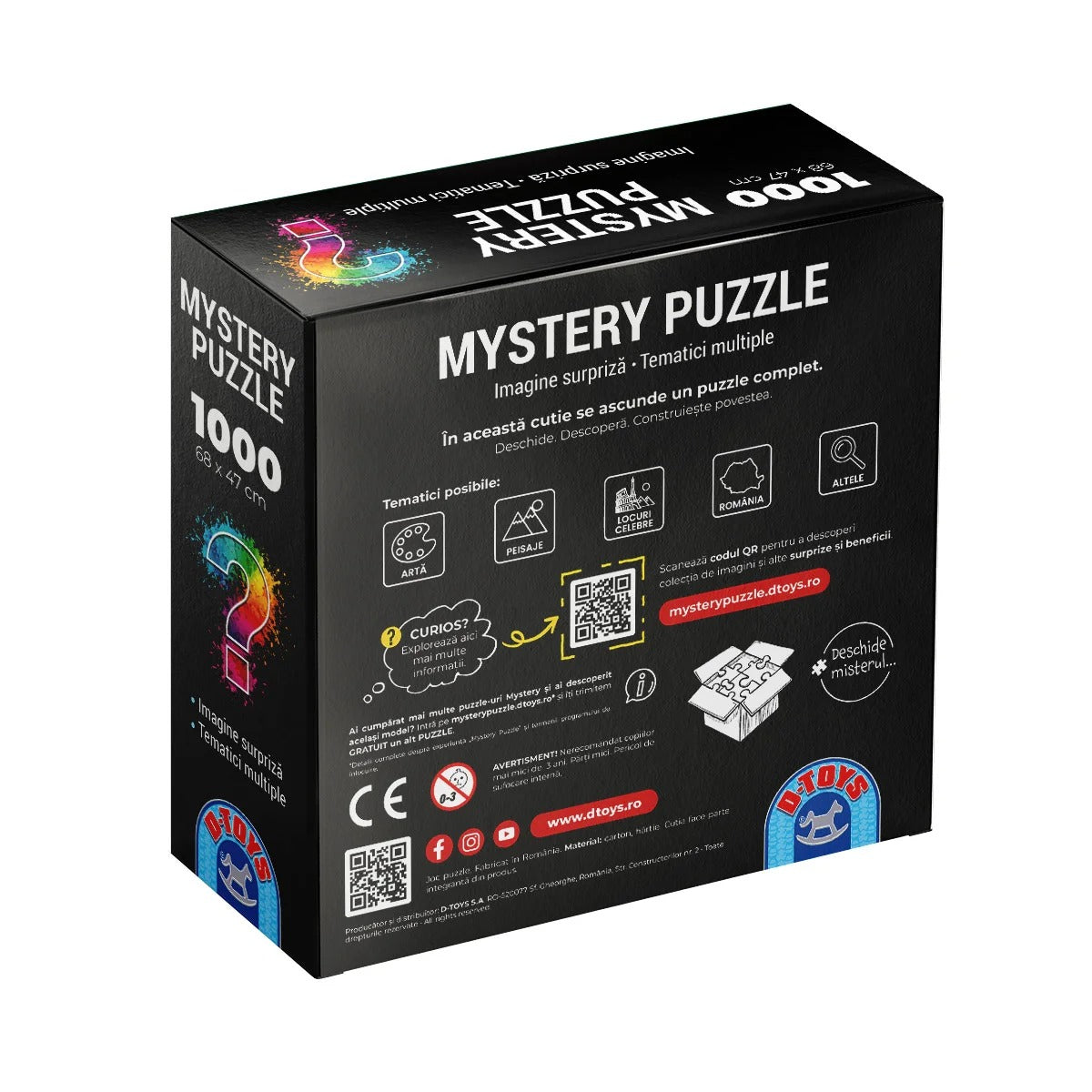 Puzzle D-TOYS Mistery, 1000 piese - Provocare și Distracție - Default Title (1) [ps:81feda24-20a5-4570-824a-0338fd32737f]
