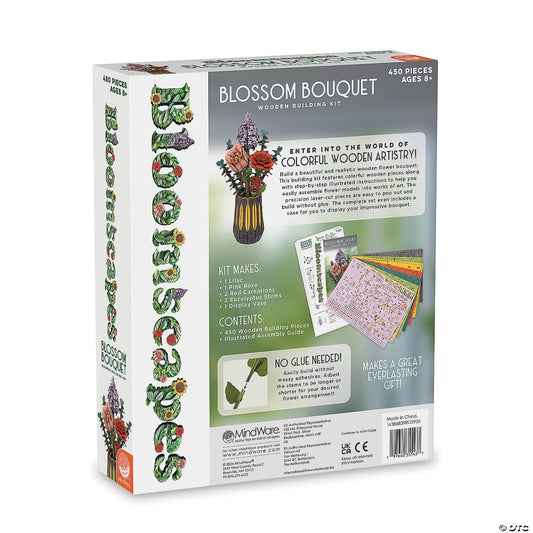 Set Constructie Buchet Flori Lemn Bloomscapes MindWare 450 - Default Title (1) [ps:2741bb43-37de-4d66-ab65-cd02125fef87]