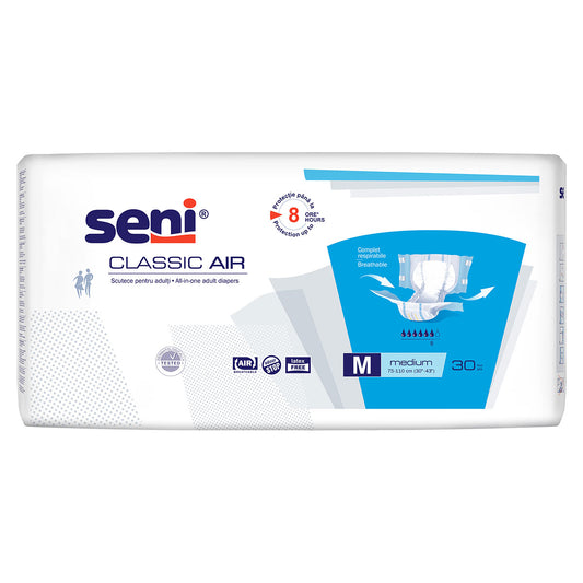 SENI Classic Air, scutece pentru adulti, M, 30 buc - Imagine 1 [ps:7037cca2-298c-42b3-9024-75c96226cf40]