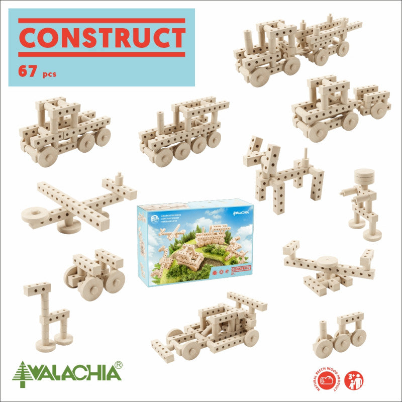 Set gama Construct format din 67 piese, pentru construit - Imagine 1 [ps:d08c1642-1d1c-4eae-9f48-17dbbfb657a6]