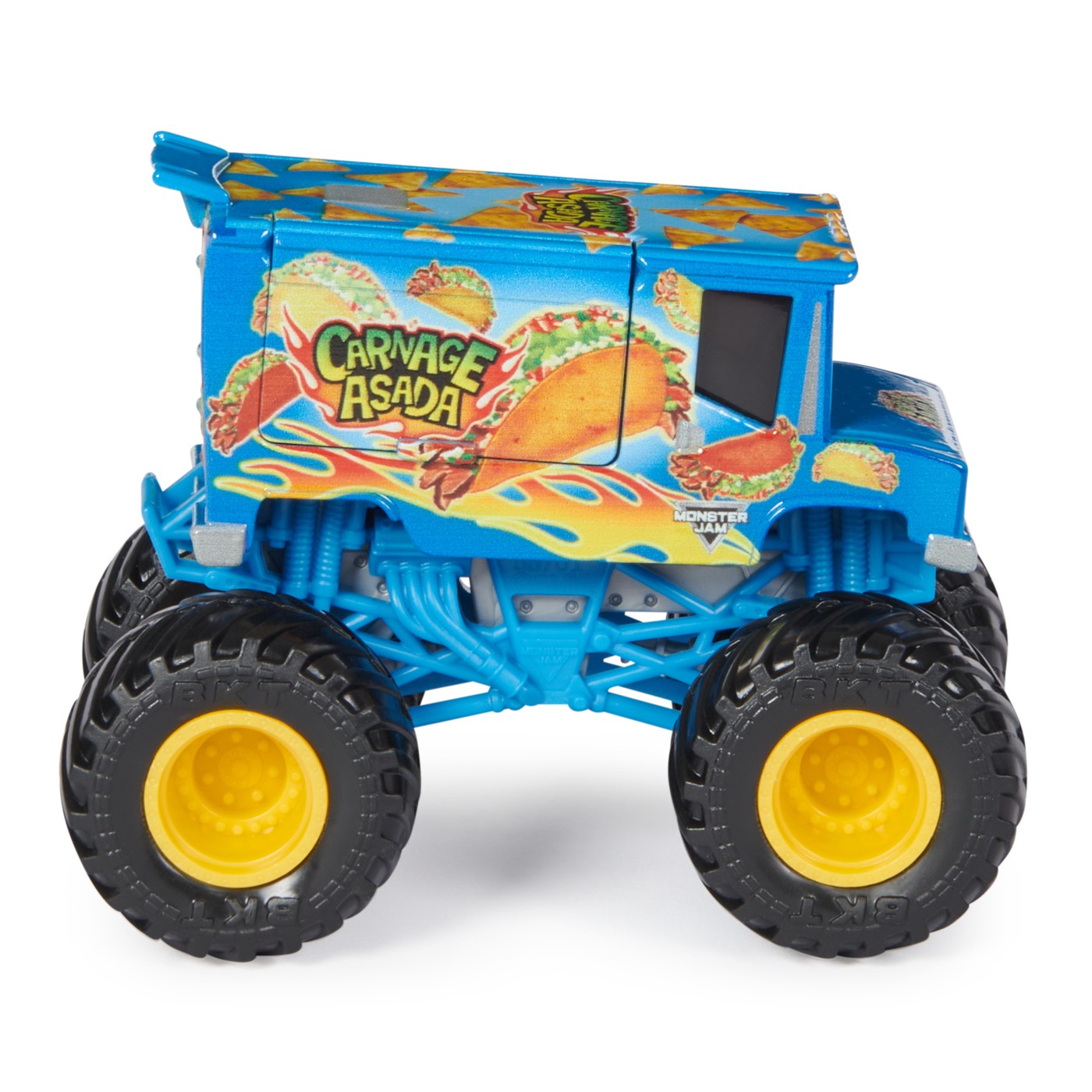 MONSTER JAM MASINUTA METALICA ZOMBIE SCARA 1 LA 64 Spin - Carnage (1) [ps:c819b917-606f-48b1-8577-e33b3d93e214]