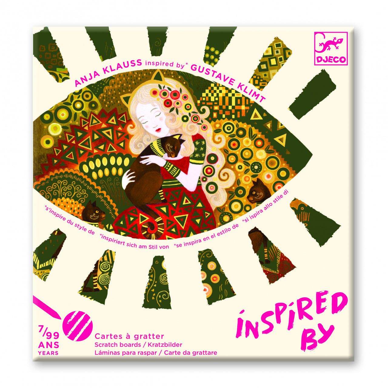 Atelier de razuit Art Nouveau Inspired by Gustave Klimt, - Imagine 1 [ps:51a43686-bc7e-4ddd-8483-1cd5a8a4004a]