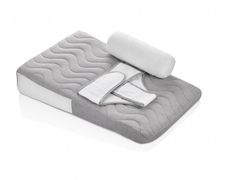 Salteluta pozitionator pentru bebelusi BabyJem Reflux - Gri [ps:12d45807-e1e9-4eed-990f-61a333a4937f]