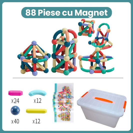 Piese Magnetice Flippy, Set 88 Piese Multicolor - Default Title (1) [ps:888dd044-8d44-4d02-8db8-4270dc804cfc]