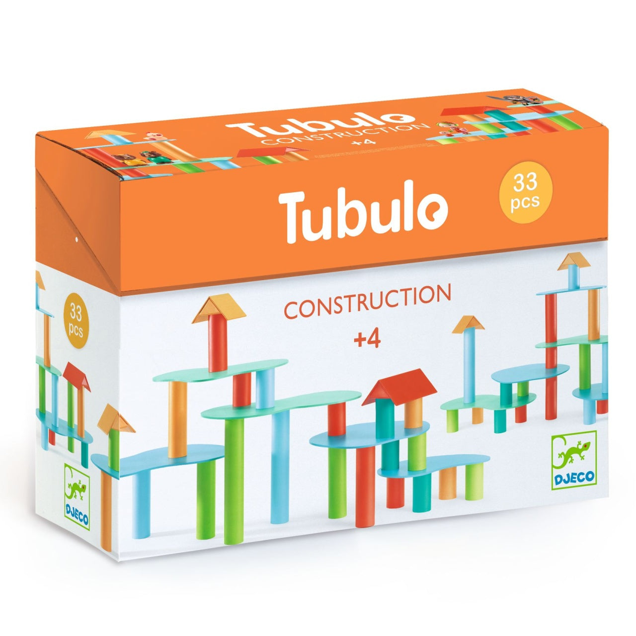 Joc de construit Tubulo, Djeco - Imagine 1