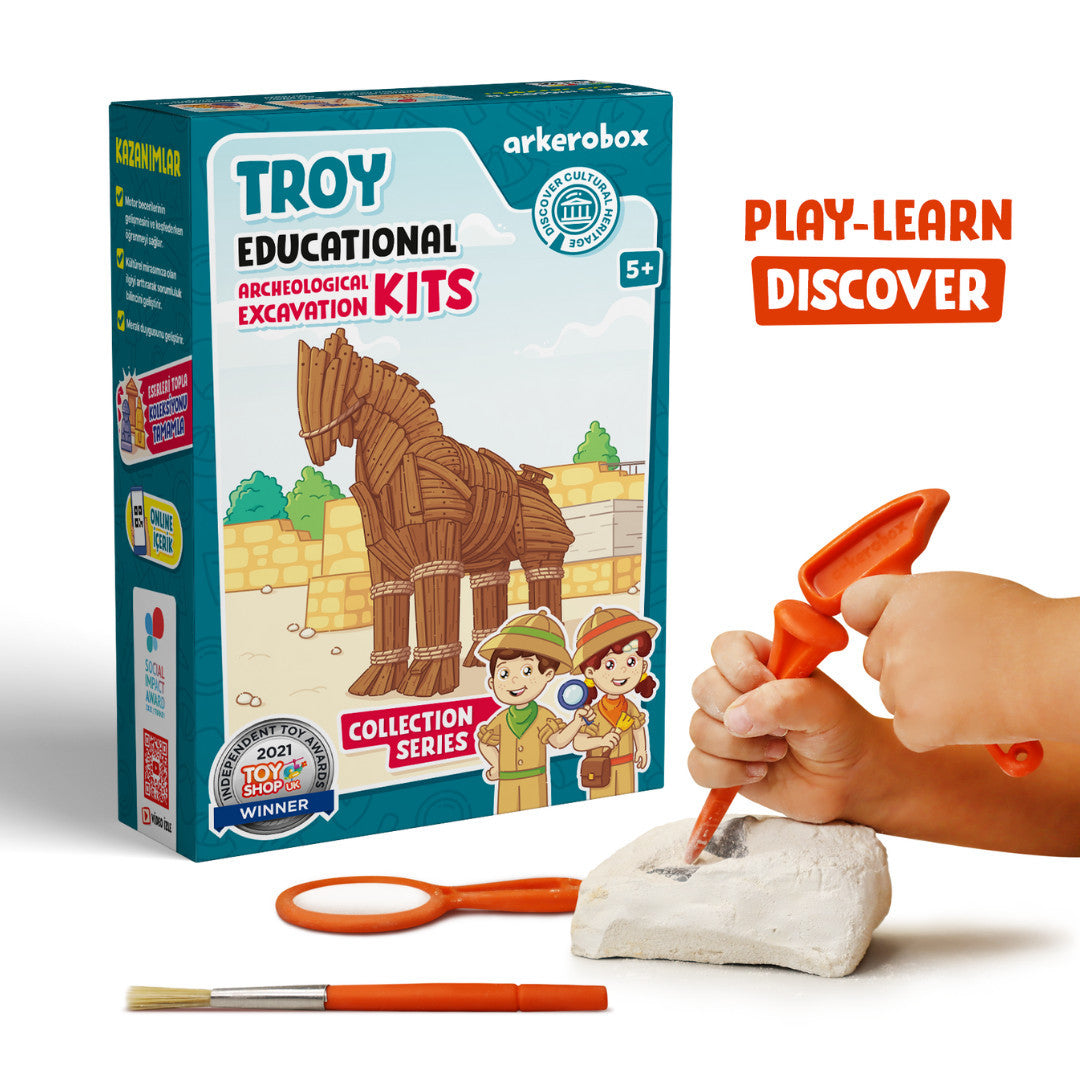 Arkerobox - Set arheologic educational si puzzle 3D, - Imagine 1 [ps:2c7a825d-8abd-46f1-970f-920e2a49cc6a]