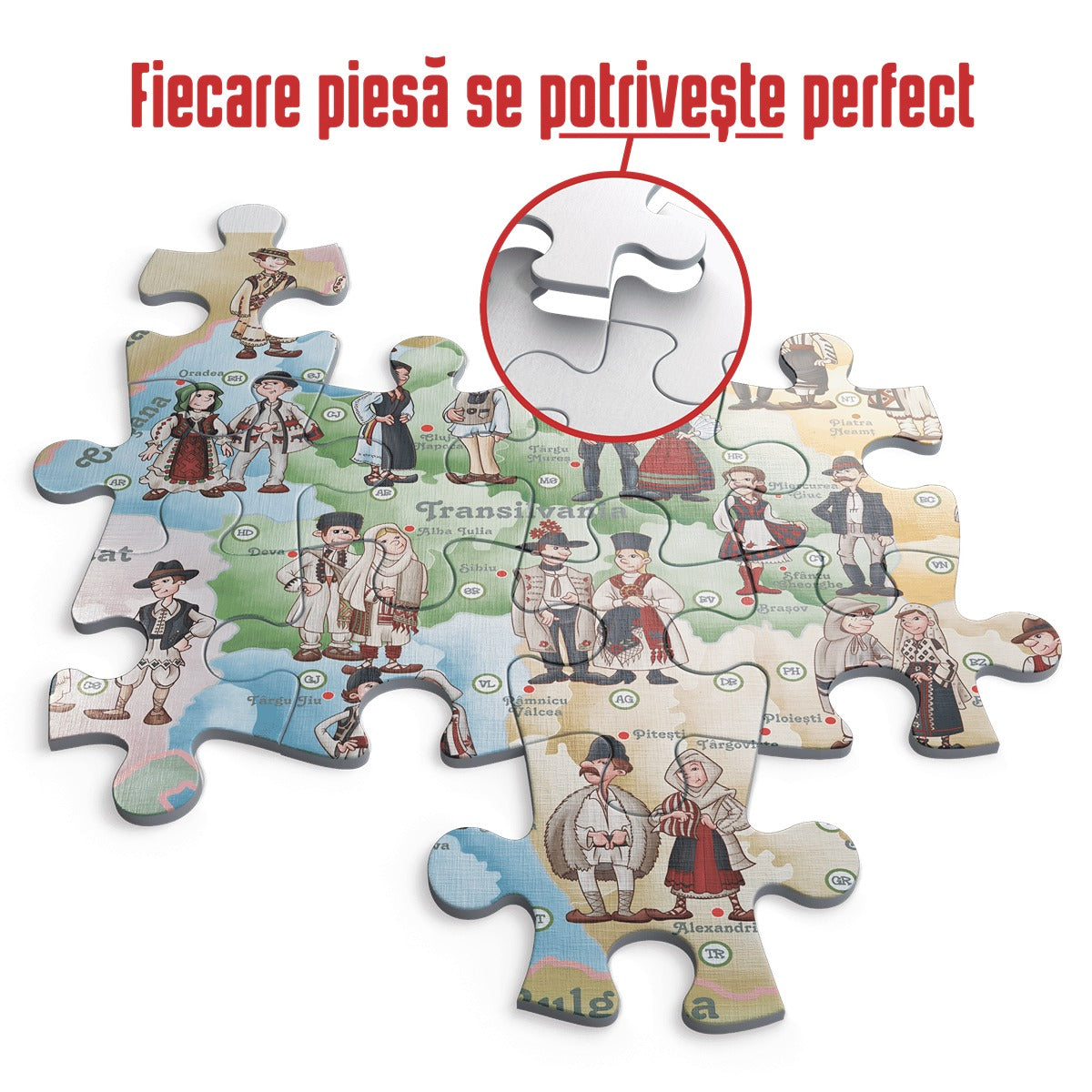 Puzzle D-TOYS Costume Tradiționale, 240 piese - Harta - Default Title (1) [ps:f46d730d-44ad-4e21-88c1-d2d64578b174]