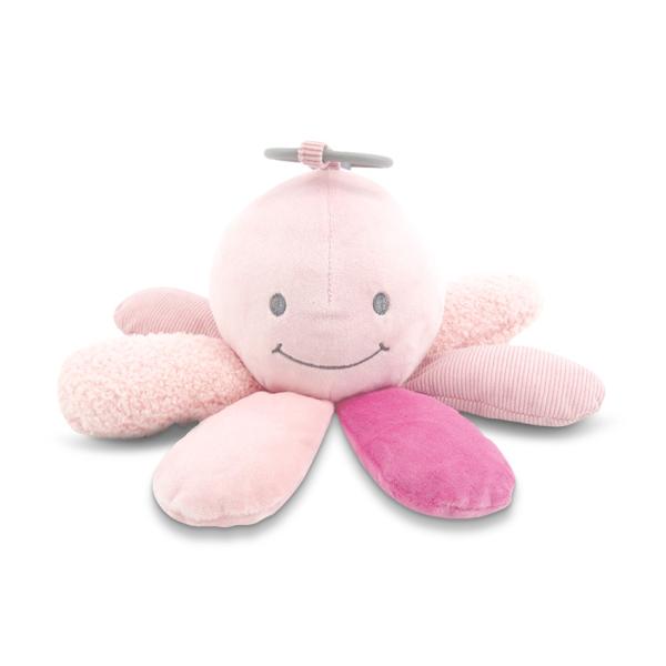 Jucărie Plus Octopus Lorelli, Natural Grey, 0 luni+ - Pink (1) [ps:908adbdb-5e73-4e9f-aa2d-bb4c8c2bcf08]
